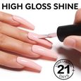 AIMEILI Soak Off UV LED Pastel Nudee Vernis à Ongles Gel Semi-Permanent 4 Couleurs Naturel Gel Manucure Nail Polish-10ml Kit28-1