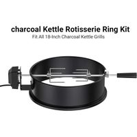Onlyfire 6013 Kit de rôtissoire en acier inoxydable pour Weber Genesis 310/330 Spirit 310 330 et modèles anciens et cannes 3/8