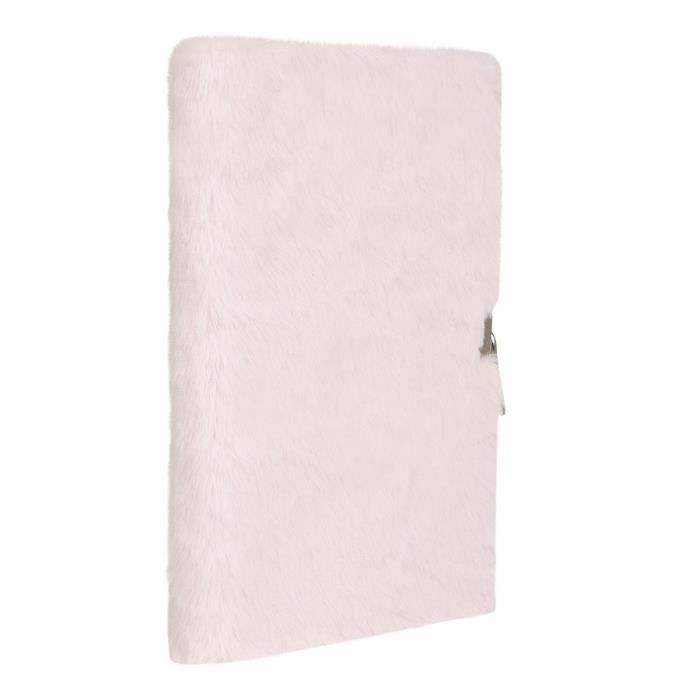 Journal Intime - Secret Journal avec Coeur Cadenas et Clé - Rose