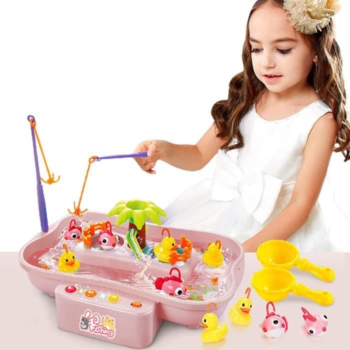 Jeu d'eau durable pour enfants - Jouet d'attrape-canard pour le développement de