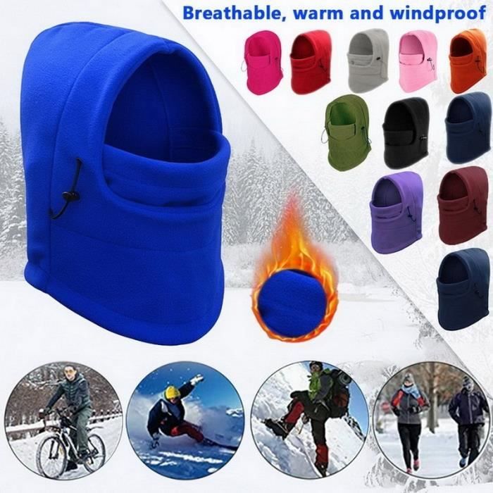 Couleur K Cagoule thermique imperméable pour homme et femme, chapeau chaud  à capuche, écharpe de randonnée - Cdiscount Prêt-à-Porter