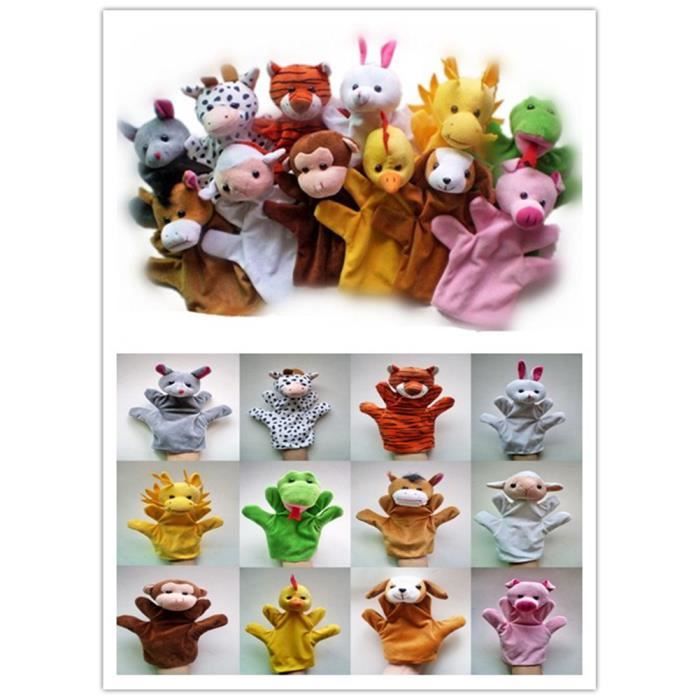 15 Marionnettes à Doigt Noël - Père Noël Bonhomme De Neige Animaux - Cadeau Enfant Anniversaire