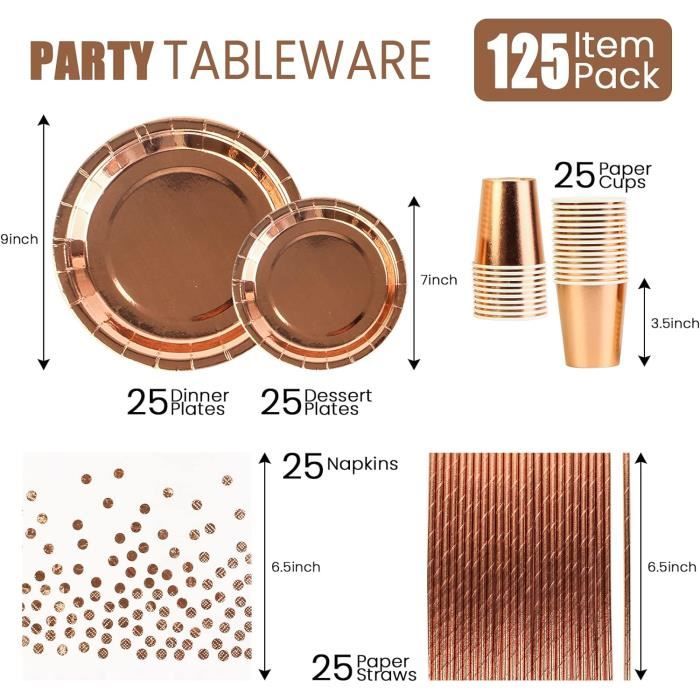 Kit De Vaisselle De Fête Anniversaire 71 Pièces - Thème Pixel, Assiettes, Gobelets, Ballons