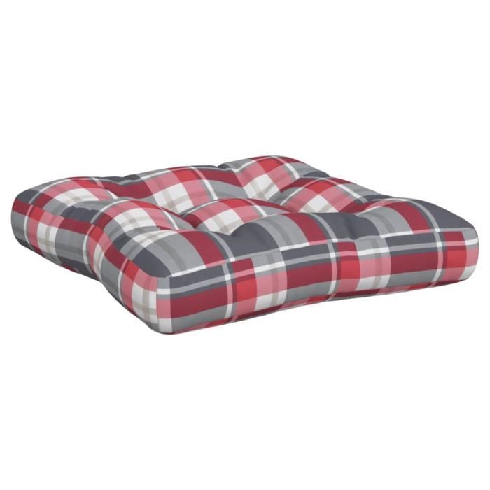 Coussin FC Bayern München 40x40 Cm - Rouge Et Blanc, 100% Coton