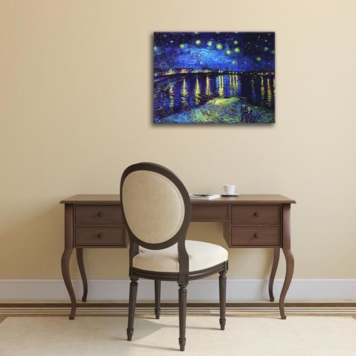 Nut Étolée Sur Le Rhône Van Gogh, Décoraton Murale, mpresson Art