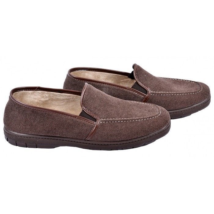 Pantoufles Charentaise OZABI Homme - Modèle MU9986 Gris - 42 EU - Fabrication Européenne