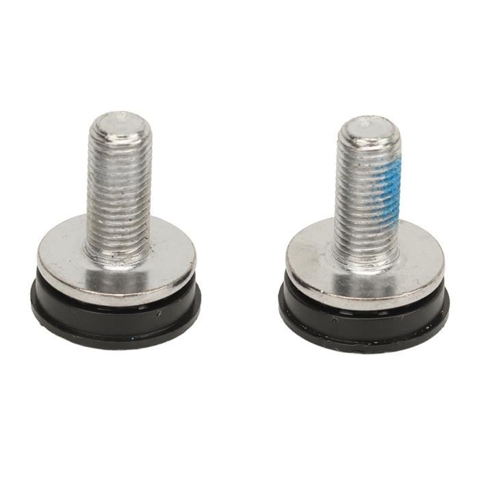 Lot De 2 Boulons De Pédalier Carré M8 X 18 Mm - Pour Vélo, Couleur Noire - 7