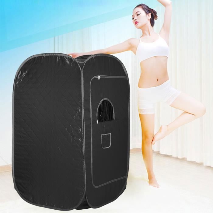 Tente Sauna à Vapeur Pliable 1-2 Personnes - 1000W + Générateur 1.8L - Détox, Minceur & Relaxation Maison