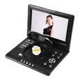 9 pouces Lecteur DVD vidéo portable rotatif à écran large LCD Lecteur de radio FM Carte SD USB(EU plug)---RAC My23456 Mo47614-2