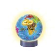 Ravensburger - Puzzle 3D Globe Mappemonde avec Led - 72 pièces-2