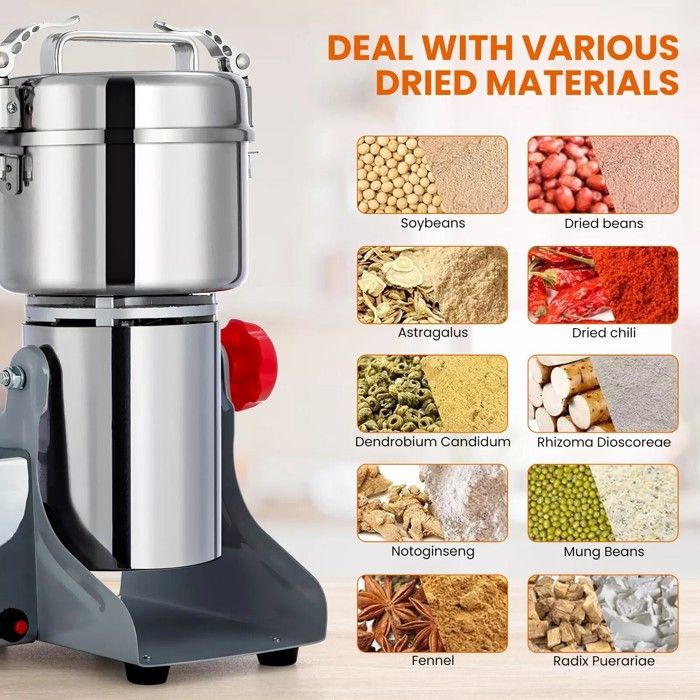 Moulin À Grains Électrique, Broyeur À Épices Pour Aliments, Broyeur À