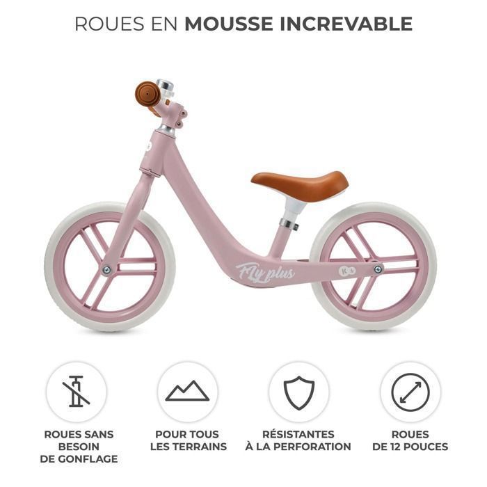 Draisienne Cariboo Magnesium Air Roues 12", Cadre Magnésium, Réglable, Pour Enfants 3 Ans, Jusqu'à 30kg
