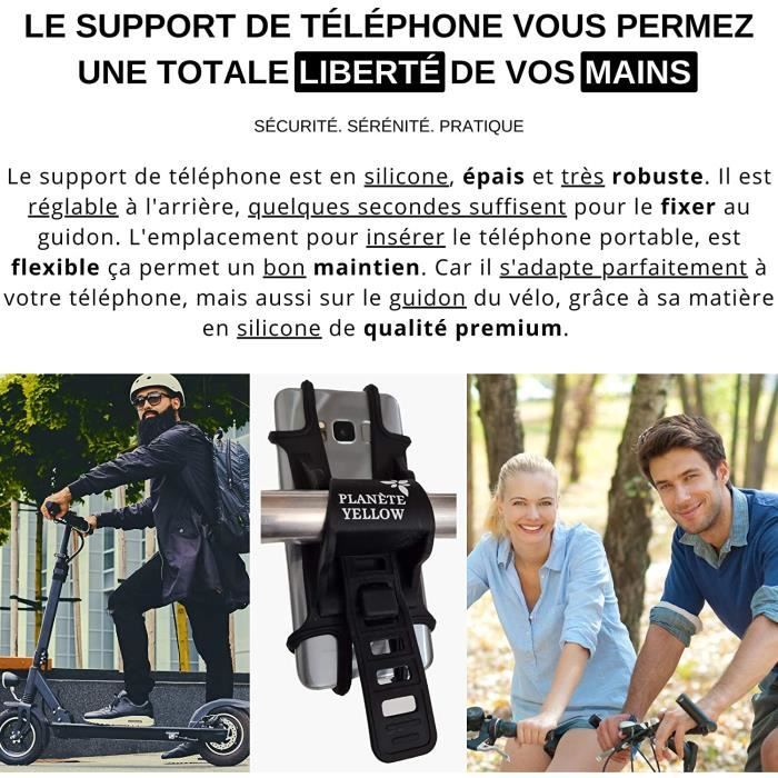 Support Téléphone Trottinette Silicone