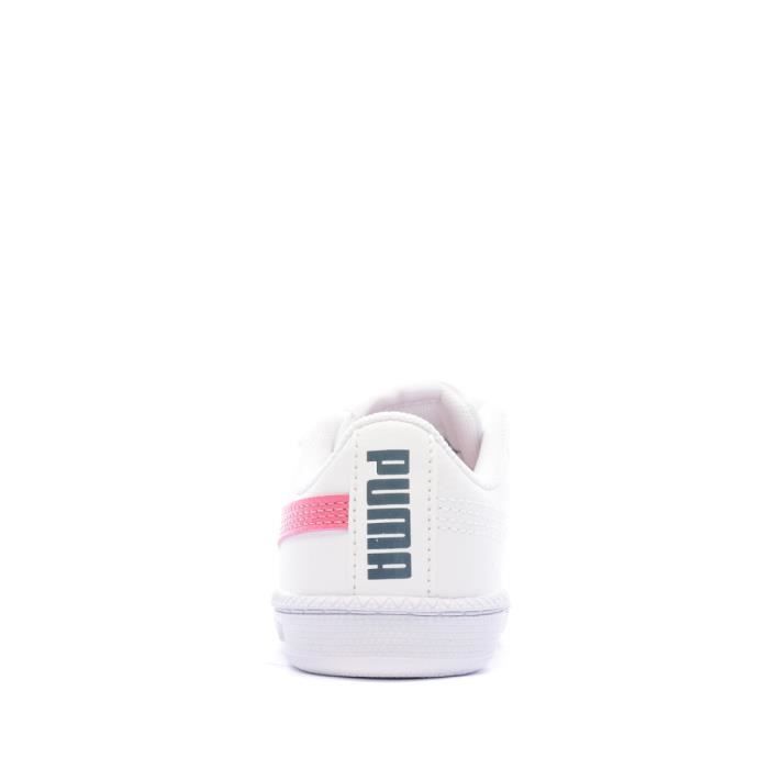 BASKET BEBE FILLE ROSE PUMA 