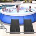 HENGMEI Chauffage de piscine,Panneau solaire,111,5x66cm,Chauffage solaire pour piscine,Pour eau chaude,douche de jardin,piscine-3