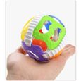1 pc bébé hochet balle activité de développement main hochets Fitness saisir jouet  HAND SPINNER - FIDGET CUBE - JOUET ANTI-STRESS-3
