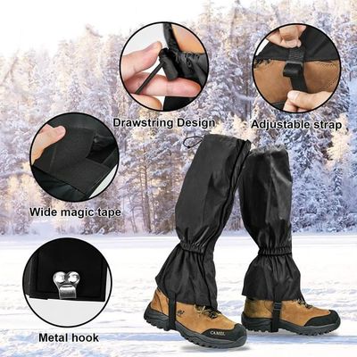 Guêtres Randonnée Trail Légères Et Respirantes – Protection Anti-Sable, Ajustables, Pour Bottes 36-45