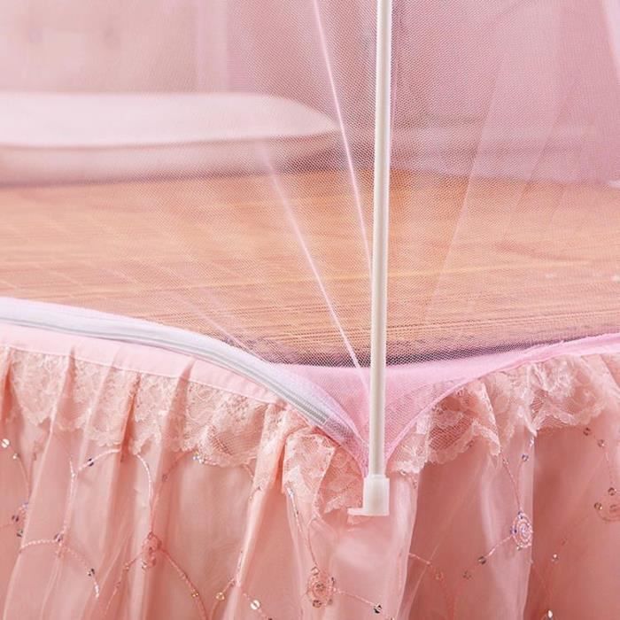 Moustiquaire De Lit Balakaka – Hauteur 3 M, Ourlet 12,5 M – Design Dentelle Romantique – Pour Lits Simples/doubles - 8