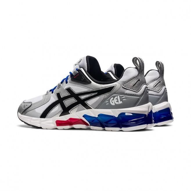 Basket Asics GEL QUANTUM 180 ASICS Homme Blanc Polyester Lacets Blanc Cdiscount Chaussures