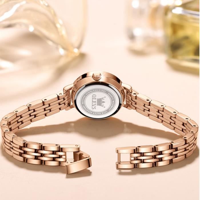 Montre femme de marque de Luxe diamants bracelet élégant quartz