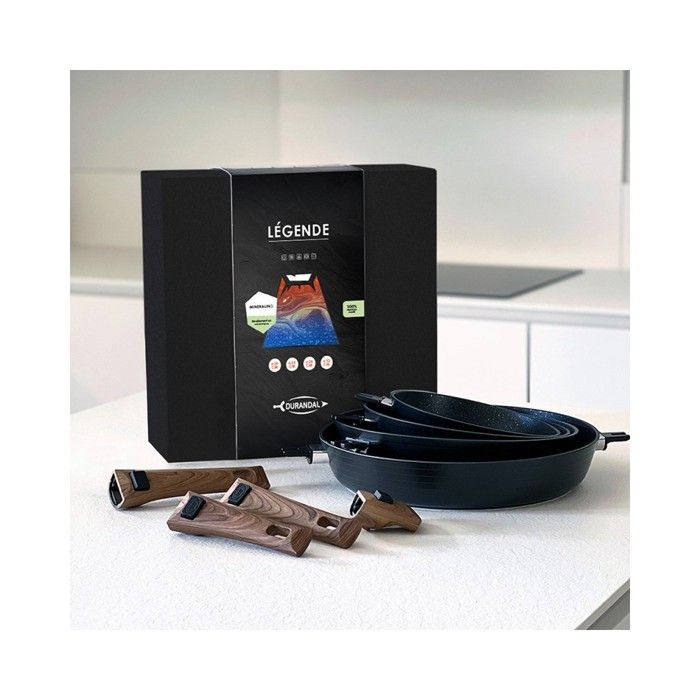Lot De 12 Poêles MDHAND – Revêtement Granit Antiadhésif – Compatible Induction, Gaz, électrique – Inclus Casseroles Et Accessoires - 7