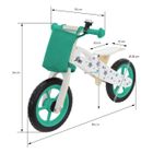 Mini-draisienne Pour Enfants Vélo D'apprentissage En Bois Rose Tricycle 2 Ans 4064649121850