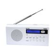Radio portable Xoro DAB 100 - Blanc - DAB/DAB+/FM - Casque (fiche mini-phone Stéréo 3,5 mm)-0