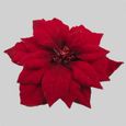 Fleur De Noel Bella Rouge Achat Vente Boule De Noel Cdiscount