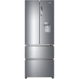 HAIER HB16WMAA - Réfrigérateur Multiportes 422L (301+121) - Froid ventilé - L 70x H190 cm - Inox-0