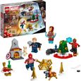 LEGO® Marvel 76267 Le Calendrier de l’Avent des Avengers 2023, 24 Cadeaux incluant Captain America, Spider-Man, Iron Man et Plus-0