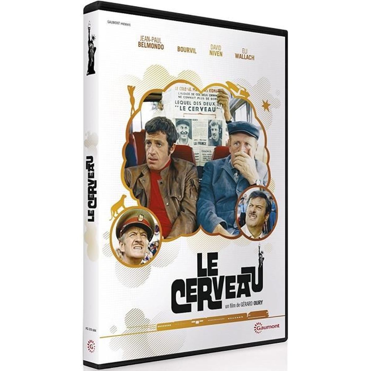 Film Avec Jean Paul Belmondo Et Bourvil DVD - Le Cerveau [ Jean-Paul BELMONDO - BOURVIL - David NIVEN ] Film de  Gérard OURY - Cdiscount DVD