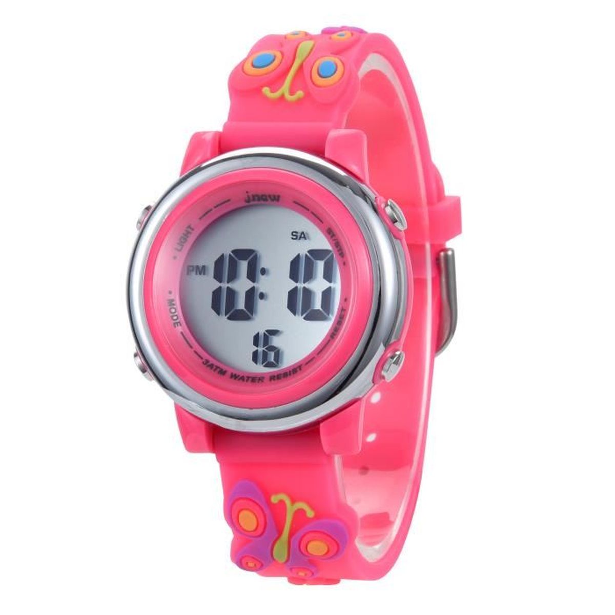 Montre Éducative KZKR Pour Enfants - Apprentissage De L'Heure, Quartz Japonais, Étanche