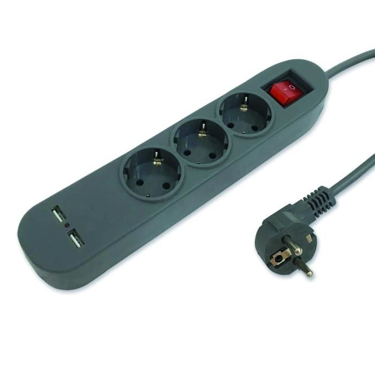 Prise rallonge à encastrer 2m USB Jack 3.5mm 4pin pour auto voiture utilitaire