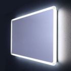 KIAMAMI VALENTINA MIROIR DE SALLE DE BAIN ÉCLAIRÉ AVEC LED ANGLES ARRONDIS 60 X 120 CM DALLAS