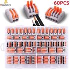 PRESOMA HAUTSTORE 60 pièces Connecteurs électriques avec levier de commande,20pcs 2 entrées, 30pcs 3 entrées,10pcs 5 entrées