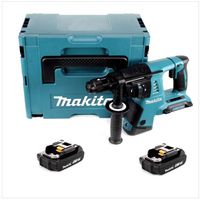 Makita DHR 264 2 x 18 V / 36 V Li-Ion SDS Plus Perforateur burineur sans fil avec boîtier Makpac 4 inclus 2 x BL 1820 18 V 2,0