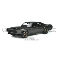 Voiture miniature de collection - GT SPIRIT - Dodge Super Charger Sema Concept - 1968 - Noir