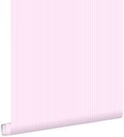 papier peint à rayures rose - 53 cm x 10,05 m - 136442