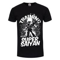 Super Saiyan T-Shirt Inspiré par Dragon Ball Z Homme Noir