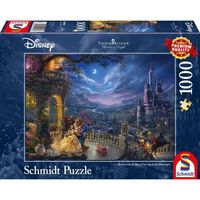 Puzzles - SCHMIDT SPIELE - Disney La belle et la bête, Danse au clair de la lune - 1000 pièces