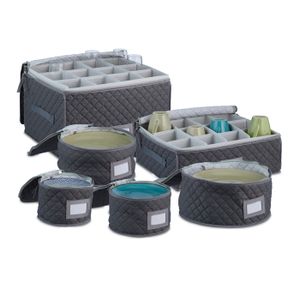 Porte-assiettes en feutre pour camping-car – Support pour verres pour