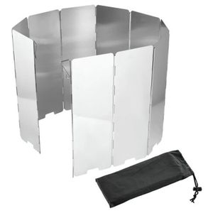 Réchaud Camping à Gaz, 3500W Portable Brûleur Camping avec Pare-Brise extérieur, Coupe-Vent Pliable Réchaud Gaz avec Allumage Piézo-électrique pour Randonnée/Outdoor/Barbecue/Trekking