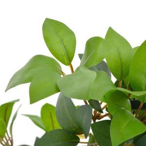 FLEUR ARTIFICIELLE Mode Plante artificielle avec pot Laurier Vert 120 cm-MEN