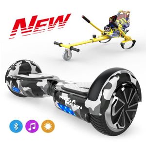 ACCESSOIRES HOVERBOARD Mega Motion Hoverboard bluetooth 6.5 pouces Camouf