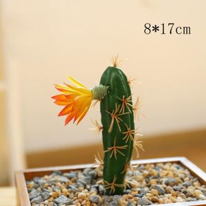 FLEUR ARTIFICIELLE Plantes - Composition florale,Faux Cactus artificiel Miniature,paysage de désert,vif,chambre à coucher,Simulation - B9[B1203492]