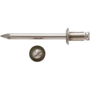 RILLI Lot de 1000 rivets aveugles en aluminium/acier 3,2 x 14,0 mm à tête plate Rivets aveugles rainurés Rivets GOEBEL® RILLI Lot de 1000 rivets aveugles en aluminium/acier 3,2 x 14,0 mm à tête plate Rivets aveugles rainurés Rivets GOEBEL®