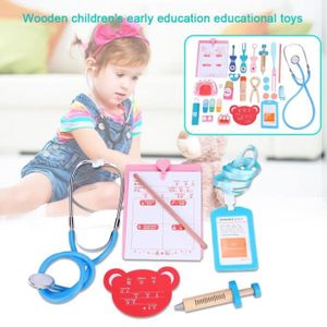 TLHWIN Kit dimitation de dentiste pour enfants, jouet éducatif médical pour  lécole, garçons et filles, cadeau de jeu de rôl
