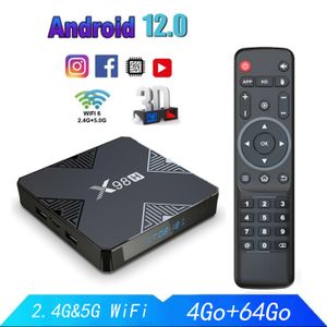 BOX MULTIMEDIA X98H Android 12 Smart TV Box 4GB 64GB boitier IPTV