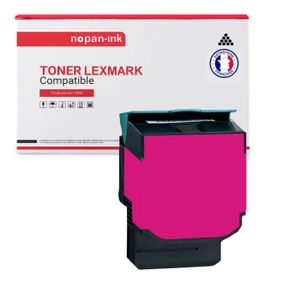 Toner Magenta Lexmark Toner Magenta Compatibile Per Lexmark CX410de CX510de - Cartuccia XL Alternativa, Nuovo Originale Cartuccia Magenta PR7442664 - Foto 7