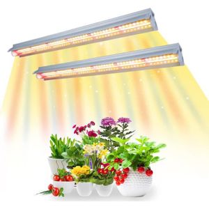Eclairage horticole COKOLILA 2pcs T5 LED Lampe de Plante, 42 cm Lampe 